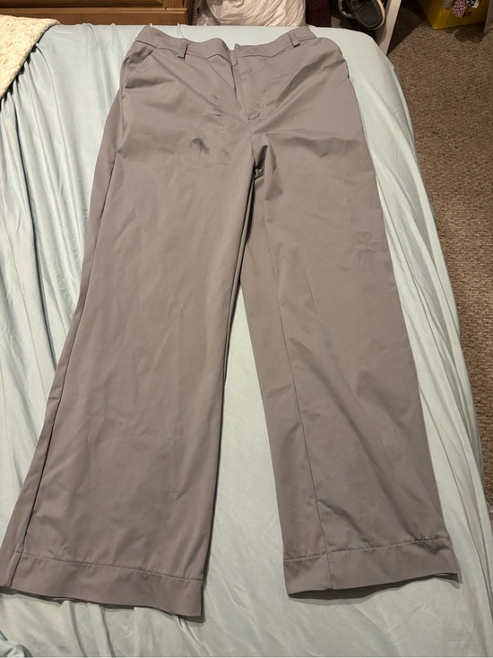 HALARA Pants - Halara Light Gray Wide-Leg Dress Pants